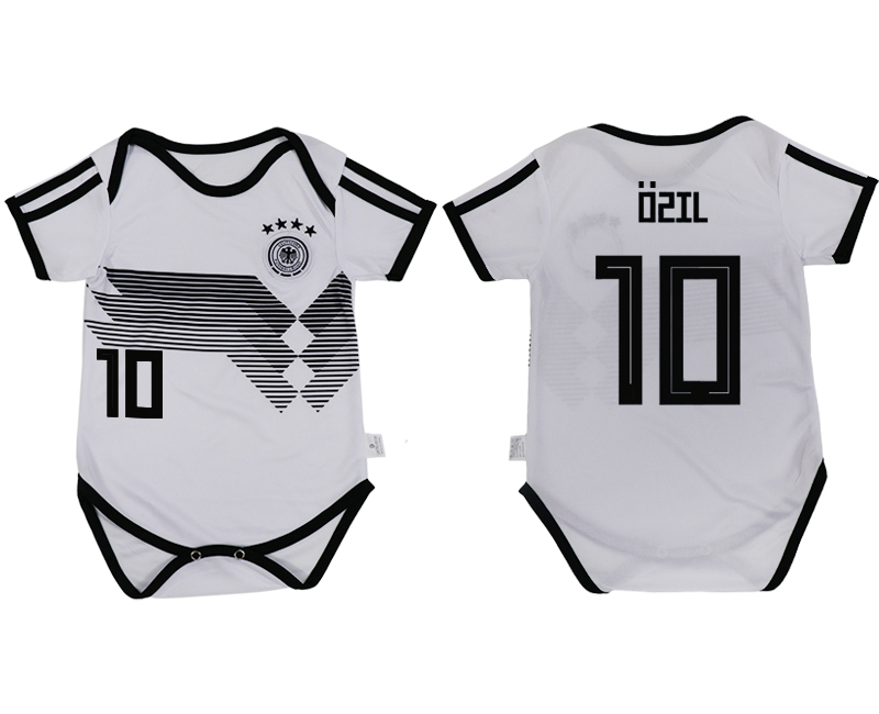 2018 FIFA WORLD CUP GERMANY BABY #10 OZIL WHITE